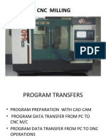 CNC MILLING PROGRAM TRANSFERS