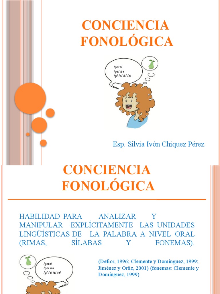 Actividades de Conciencia Fonológica | PDF | Palabra | Sílaba