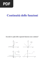 Continuità Delle Funzioni