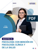 Psicología Con Mención en Psicología Clínica y de La Salud