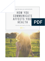 How You Communicate Affects Your Health