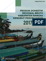 Produk Domestik Regional Bruto Kabupaten Bangka Menurut Pengeluaran 2017-2021