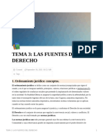 Tema 3 Las Fuentes Del Derecho