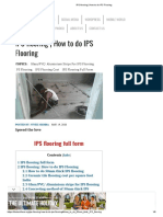 IPS Flooring - How To Do IPS Flooring