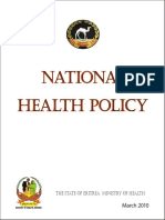 National Health Policy: March 2010