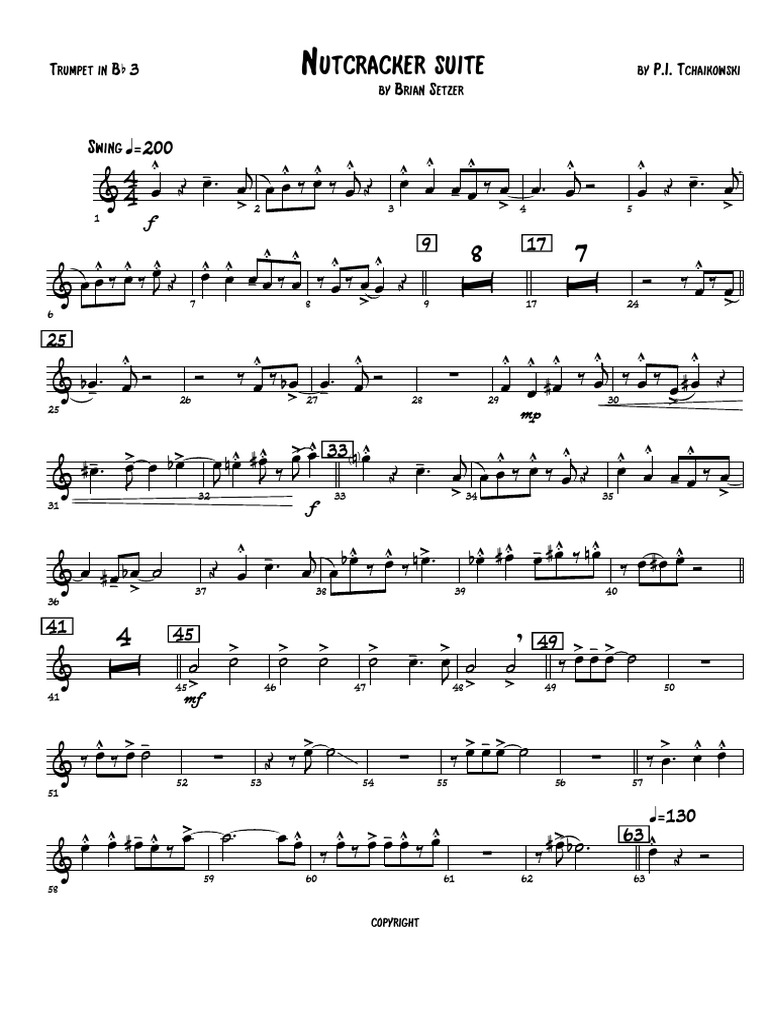 Nutcracker - Trumpet in BB 3 | PDF