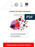 Tehnici de Public Speaking