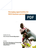 Emerging Opportunities For NGO-Business Partnerships