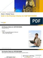 OpenSAP Bw4h2 Week 4 Unit 4 ONPREM Presentation