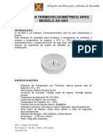 Detector Térmovelocimétrico APEX AX-3SH