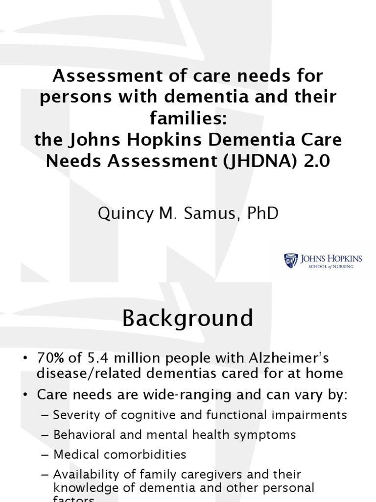 Assessment of Care | PDF | Dementia | Caregiver
