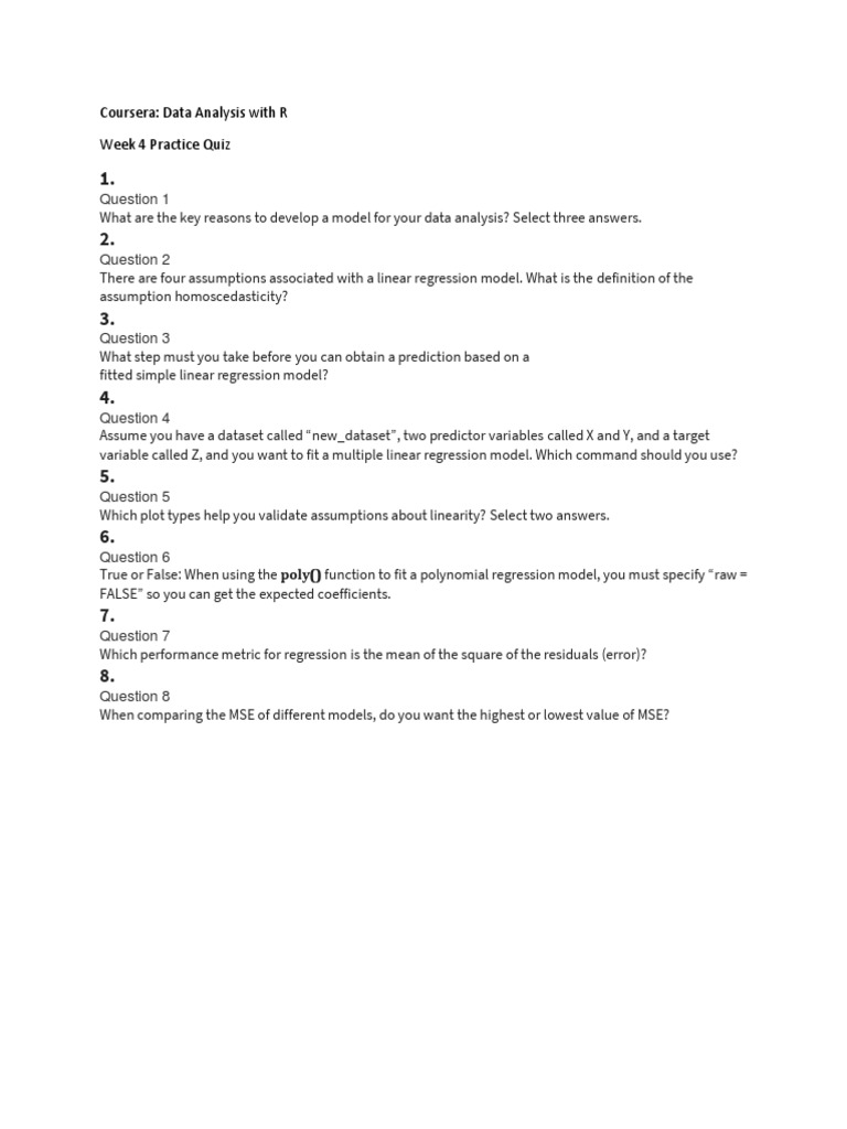 Data Analysis With R Week 4 | PDF