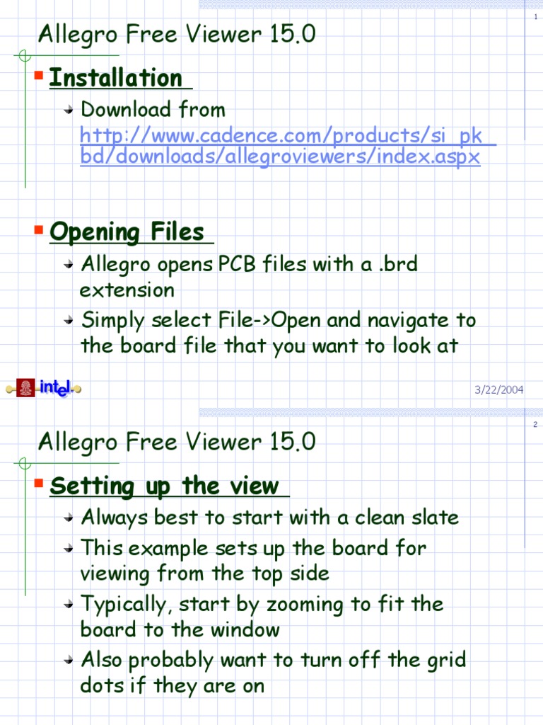 Allegro Free Viewer 15.0 | PDF | Printed Circuit Board | Software