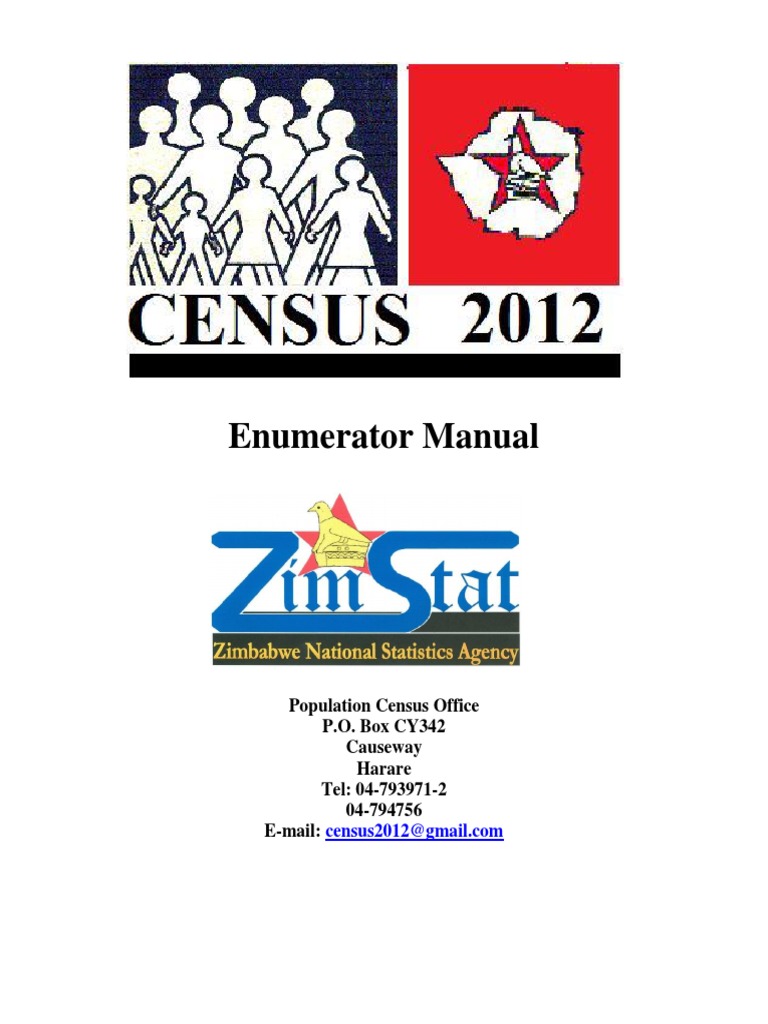 Enumerator Guide for Census | PDF | Census | Statistics