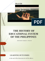 History of Educational System