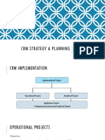 CRM Strategy & Planning