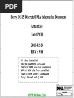 Dell N5010 Berry DG15 Discrete UMA Rev X01 INTEL Schematics