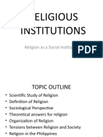 Sendreligious Institutions