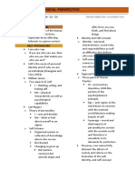 Psychological Perspective: Theories of Self