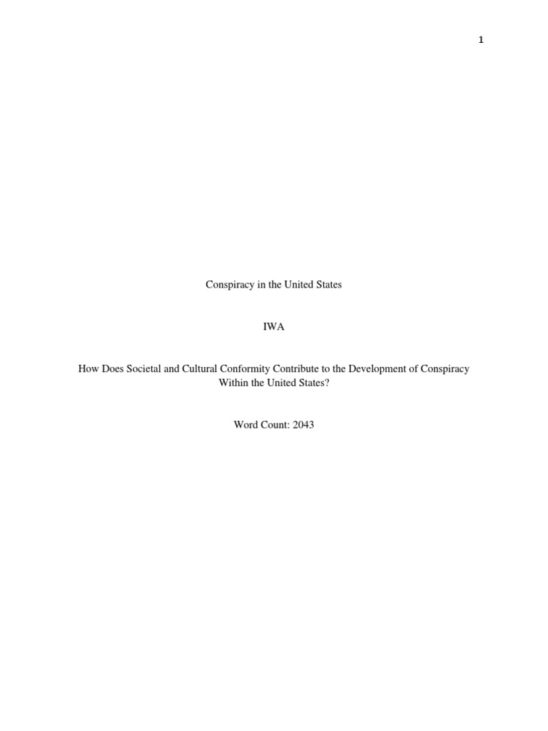 Individual Written Argument Format