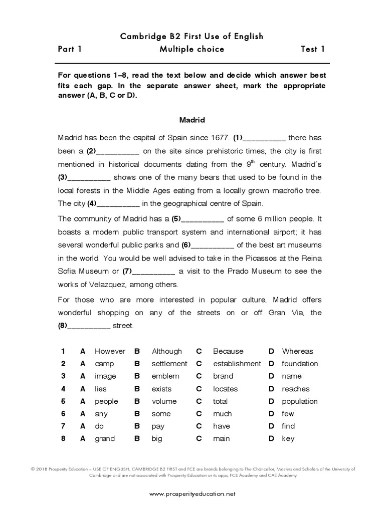 B2 use of english test 01 pages 2 5 pdf madrid