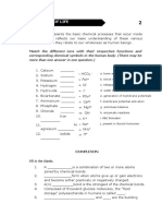 DLaboratory Actiivty 2 - Chemical Basis of Life