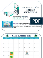 Calendario Sesiones Sincrónicas