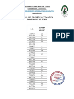 Notas Matematica - 2do Examen