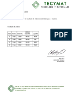 Certificado Servicio de Laboratorio - NAPLES PRIME 220209 09.09.2022