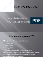 Manajemen Energi