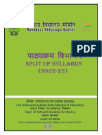 Splitup Syllabus - 2022-23 - Final