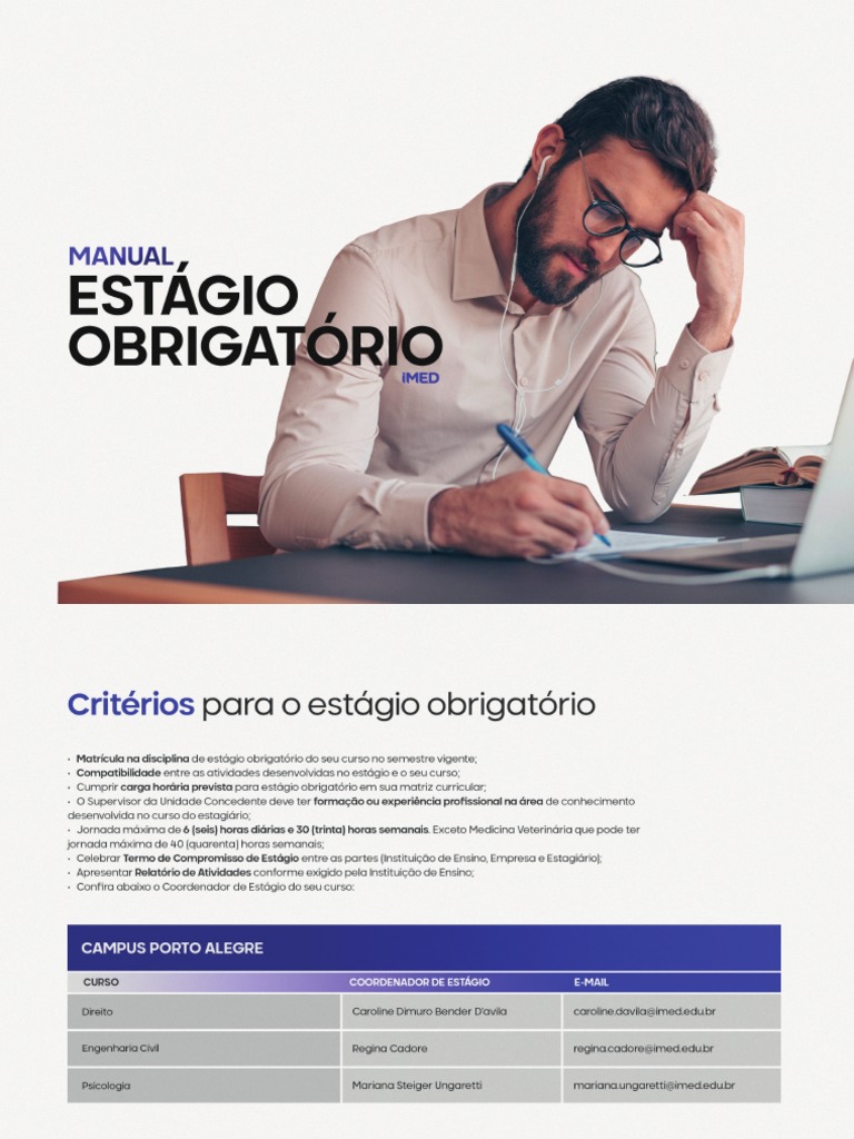 Manual de Estágio Obrigatório | PDF
