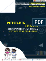 Buku Panduan Olimpiade Sains Fisika Physics Star Delta 2022