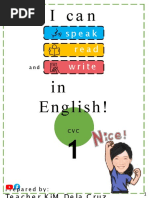 CVC Words Tagalog | PDF