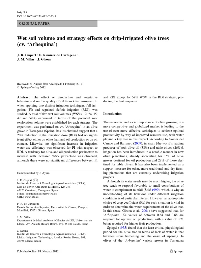 wet-soil-volume-drip-irrigation-olive-pdf-olive-evapotranspiration