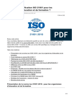Pourquoi La Certification ISO 21001 Pour Les Organismes Déducation Et de Formation - 1