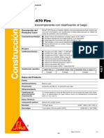 Ficha Técnica SIKASIL 670 Fire