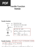 Transfer Function - Matlab