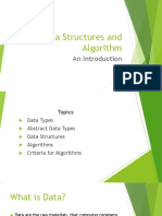 01-Intro To Data Structures and Algorithm
