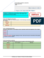 IBD Reading Log 2 - Chapters 6-10