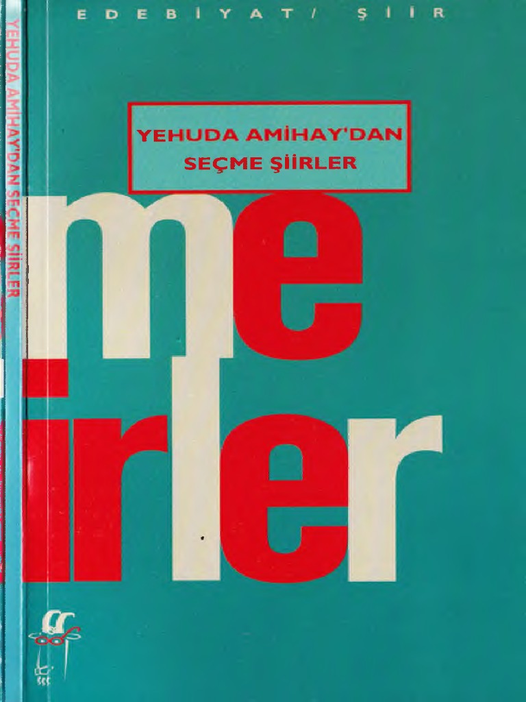 Yehuda Amihay Seçme Şiirler PDF