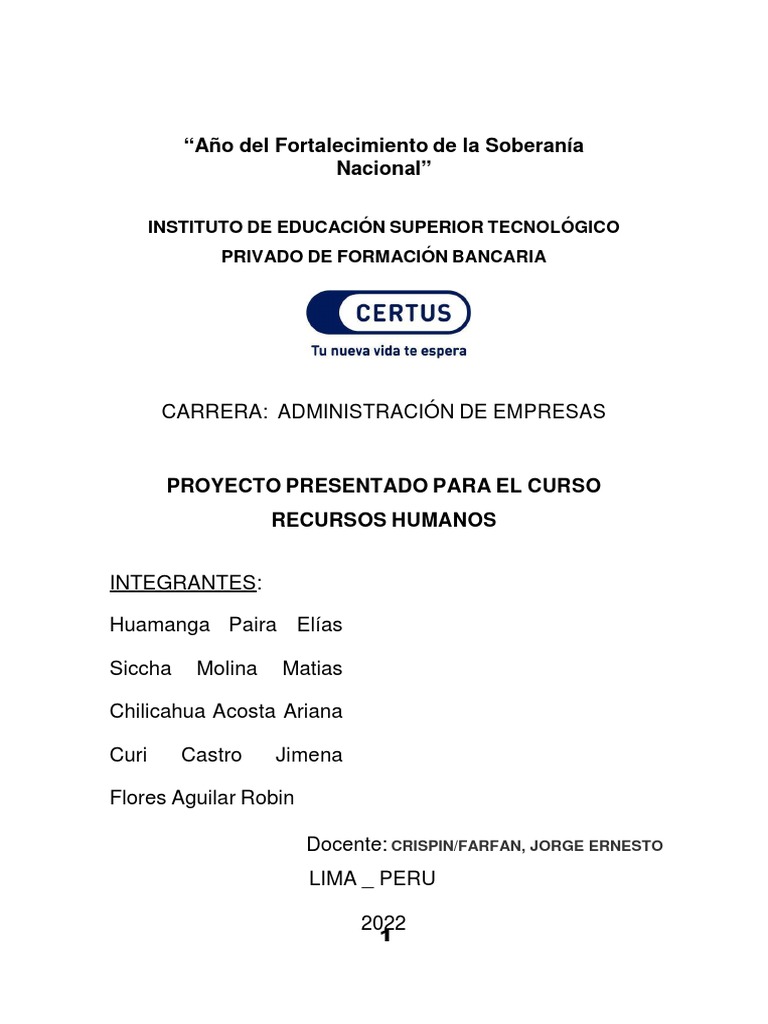 Plan de Capacitación FINAL | PDF | Gestión de recursos humanos ...