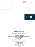 Pdfcoffee.com Emil Cioran Caiete Vol1 5 PDF Free
