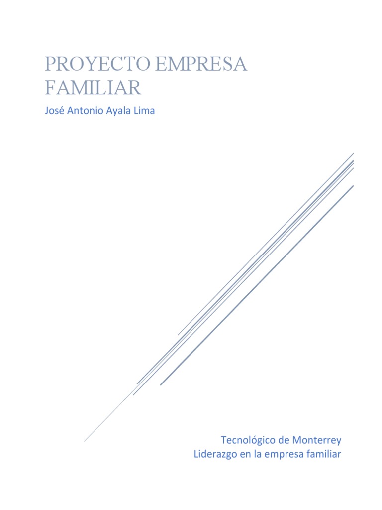 Mejora del Liderazgo en Empresas Familiares | PDF | Business | Economias