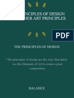 The Principles of Design and Other Art Principles