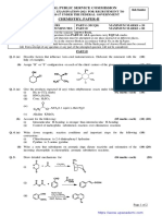 CSS Past Paper Css Chemistry Paper 2021