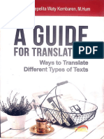 A Guide For Translators Ways To Translate Different Types of Text