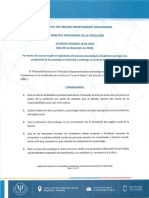 Acuerdo 16, 6 de Diciembre de 2018, Nuevo Reglamento Del Proceso Deontológico Disciplinario Del Ejercicio Profesional de La Psicología en Colombia