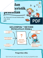 Etika Dan Karakteristik Penelitian-Kel 7