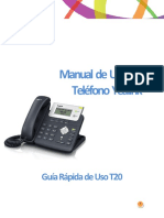 Manual Anexos Telefonicos T 20